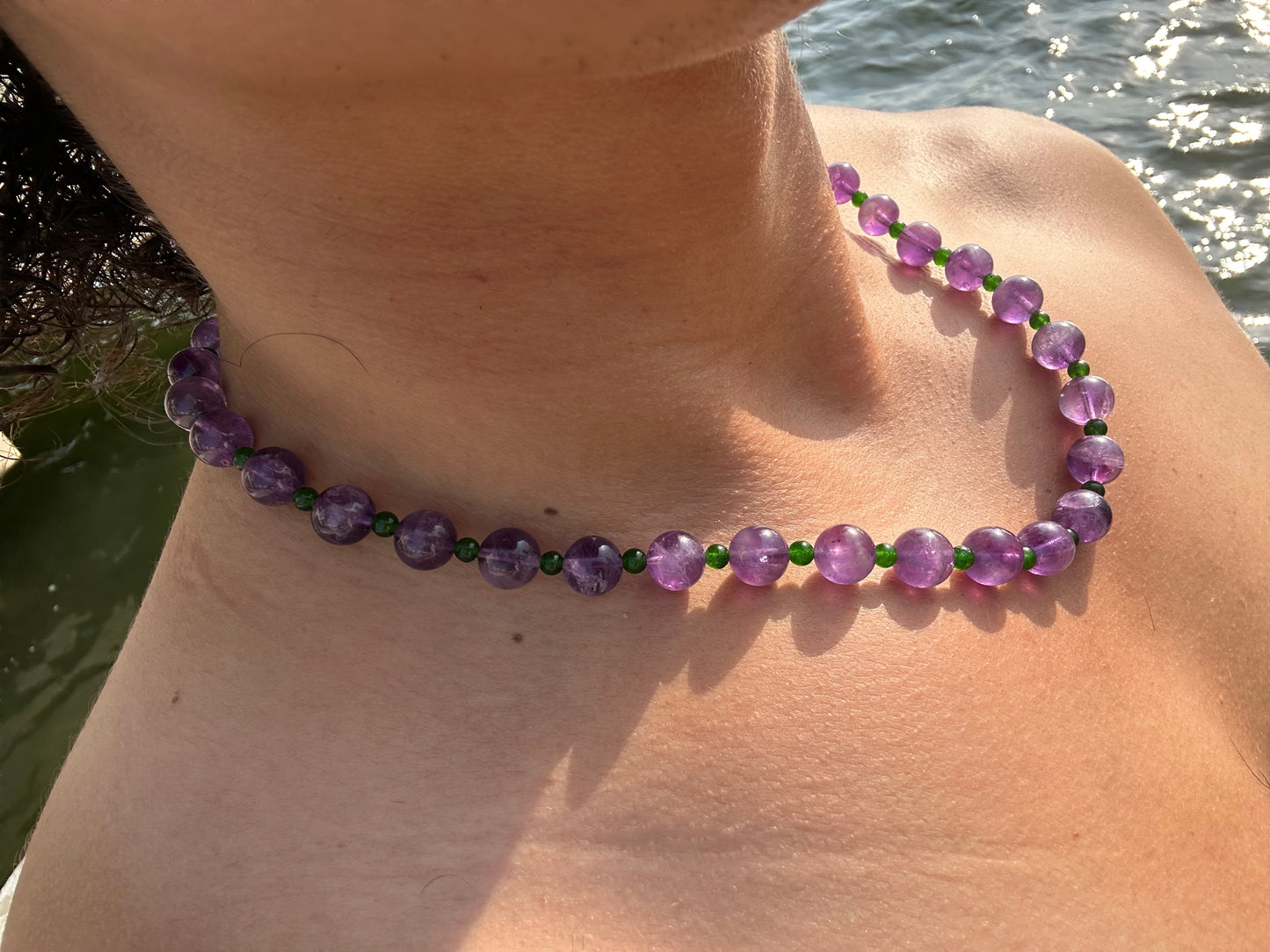 Luxury Amethyst-Jade Pure Gemstone Chain - World's Best Quality & Made To Last