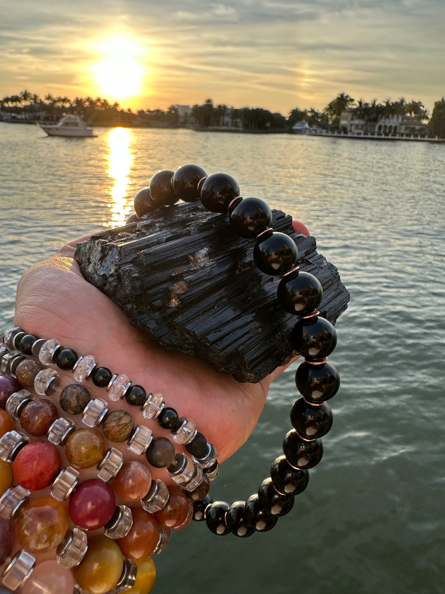 Black Tourmaline Protection Necklace - World's Best Quality & Made To Last (16MM)