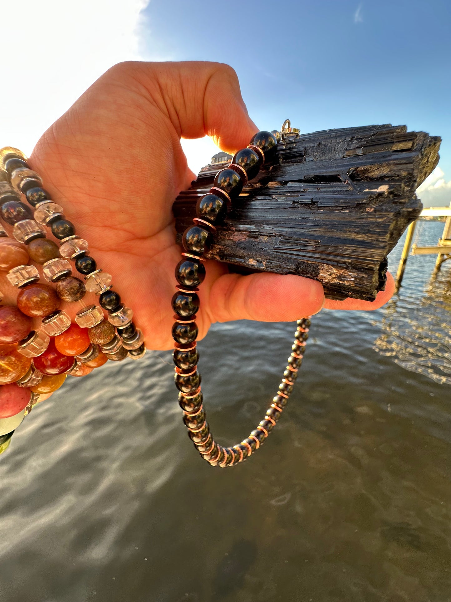 Black Tourmaline Protection Necklace - World's Best Quality & Made To Last (10MM)