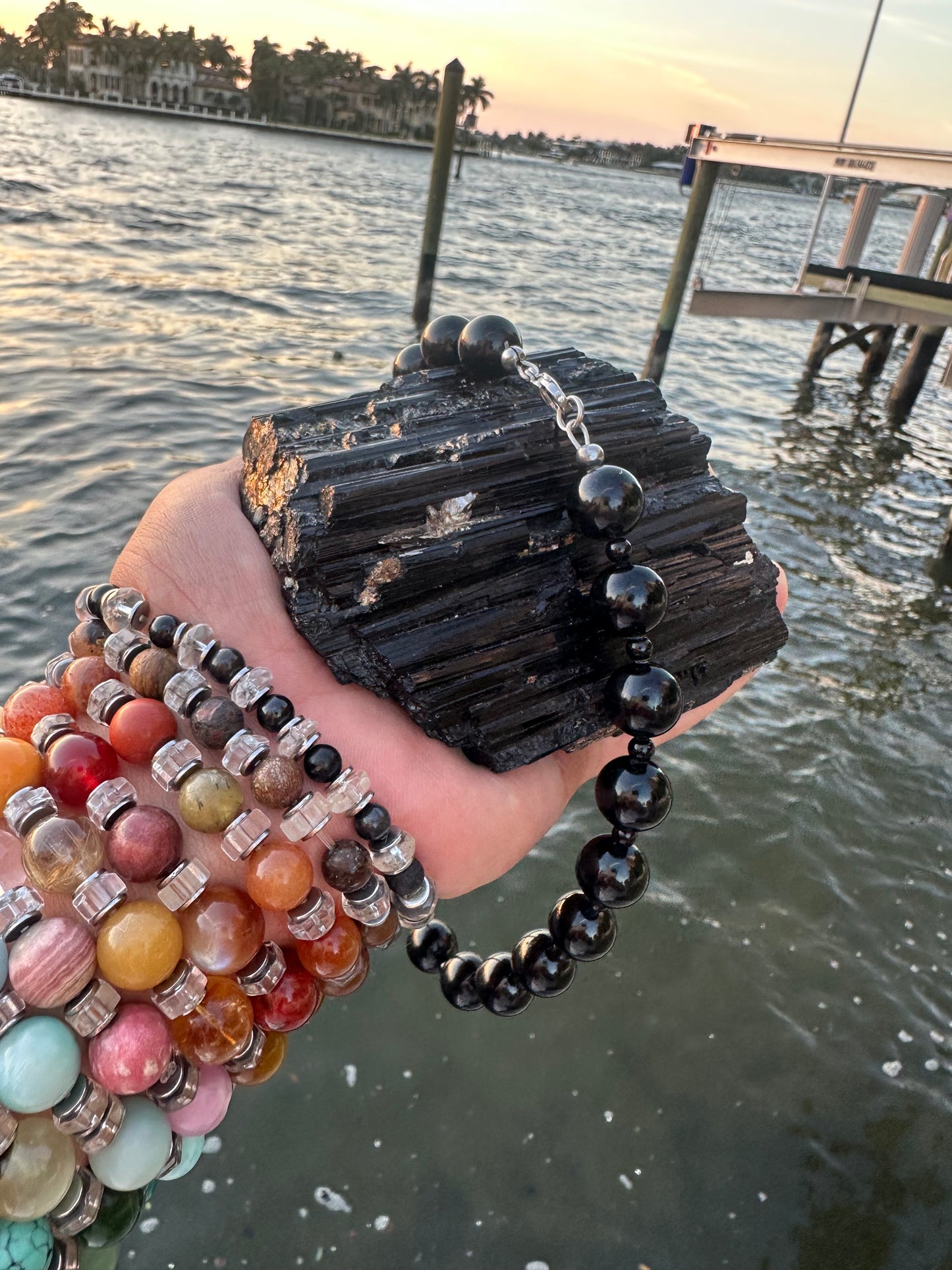 Black Tourmaline Protection Necklace - World's Best Quality & Made To Last (14MM)