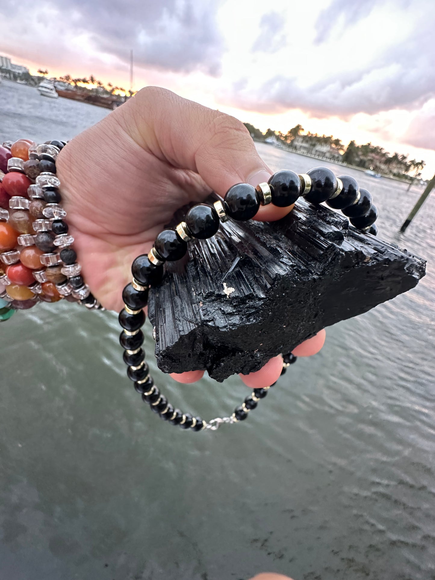 Black Tourmaline Protection Necklace - World's Best Quality & Made To Last (10MM)