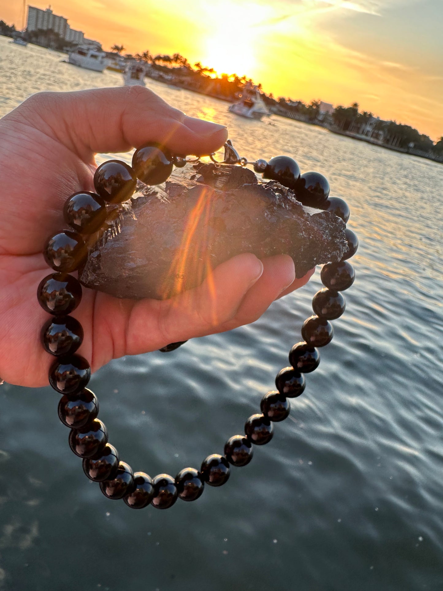 Black Tourmaline Protection Necklace - World's Best Quality & Made To Last (14MM)
