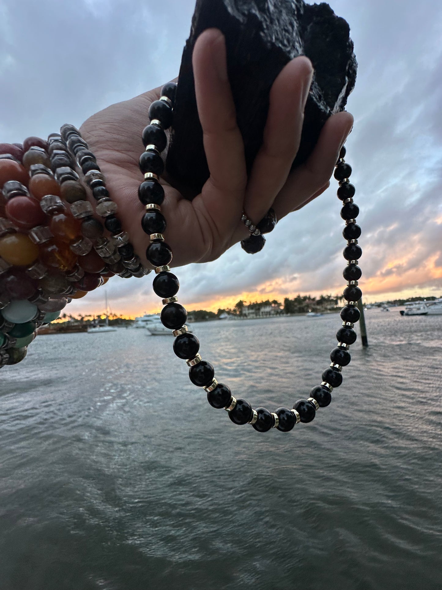 Black Tourmaline Protection Necklace - World's Best Quality & Made To Last (10MM)