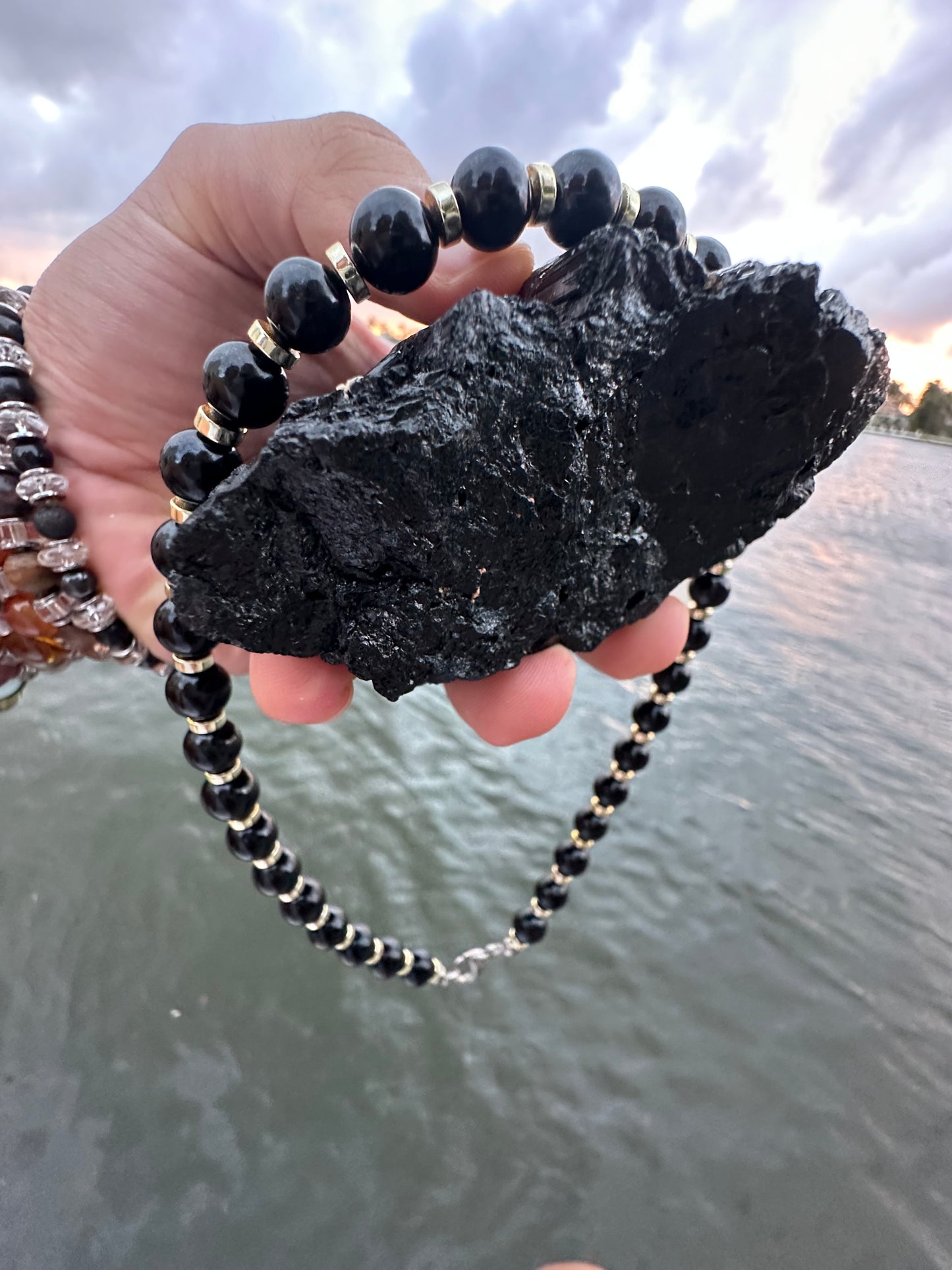 Black Tourmaline Protection Necklace - World's Best Quality & Made To Last (10MM)
