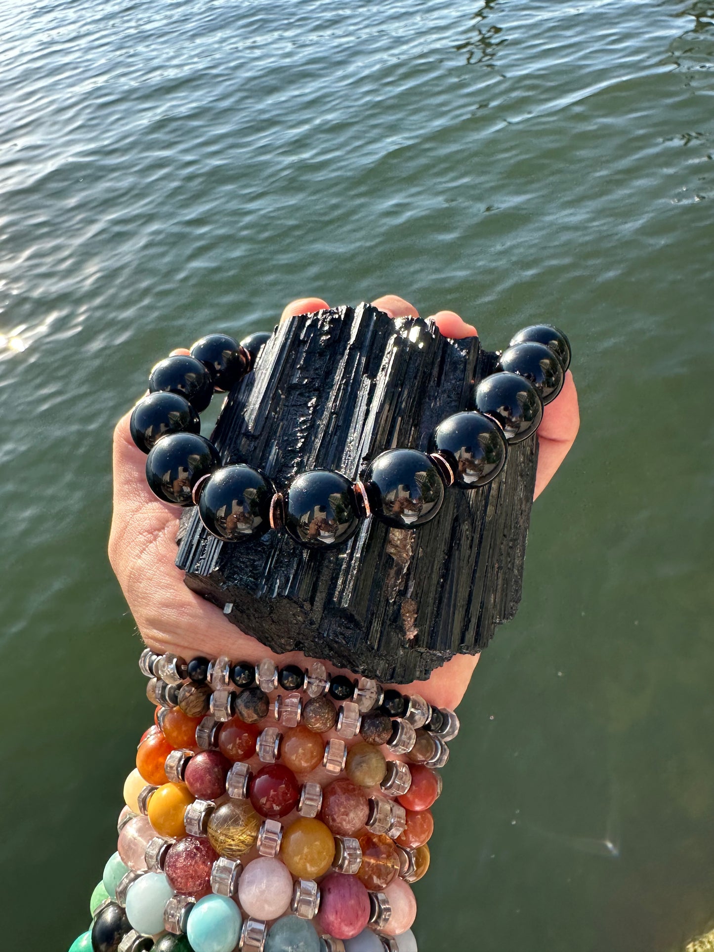 Black Tourmaline Protection Necklace - World's Best Quality & Made To Last (18MM)