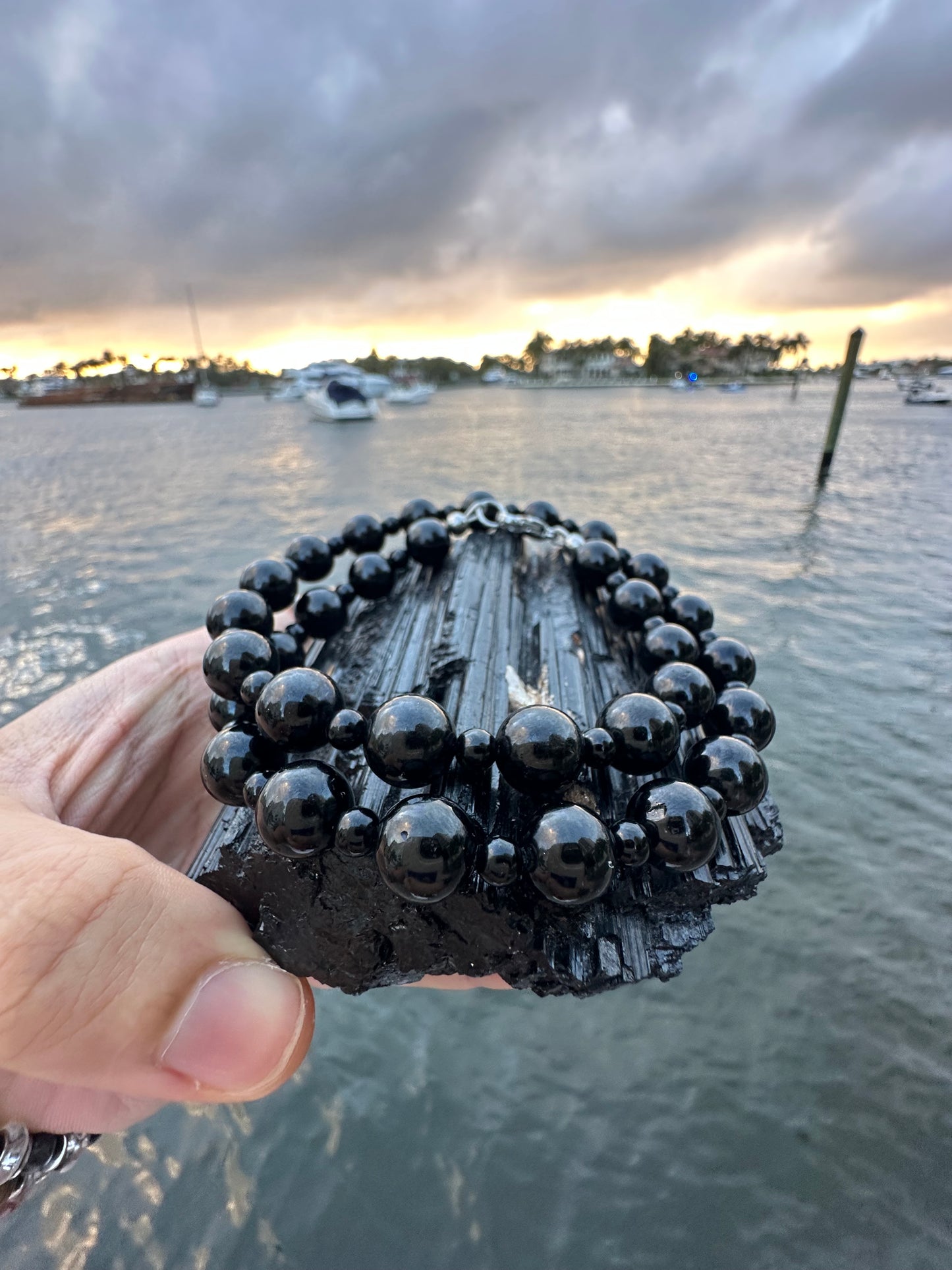 Black Tourmaline Protection Necklace - World's Best Quality & Made To Last (10MM)