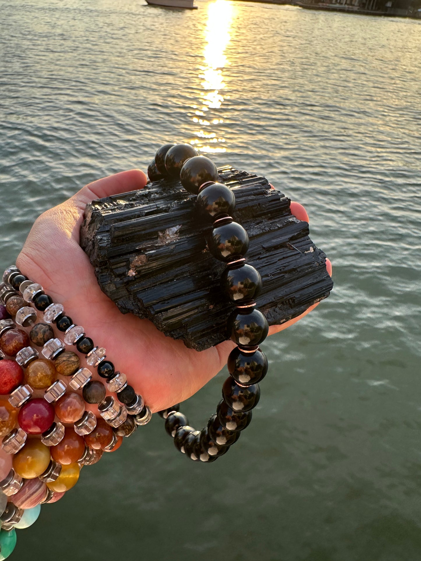 Black Tourmaline Protection Necklace - World's Best Quality & Made To Last (16MM)