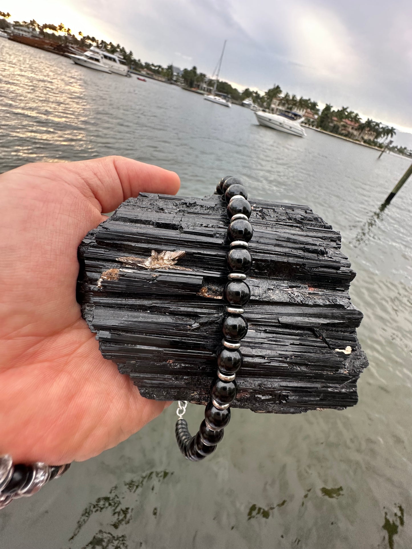 Black Tourmaline Protection Necklace - World's Best Quality & Made To Last (8MM)