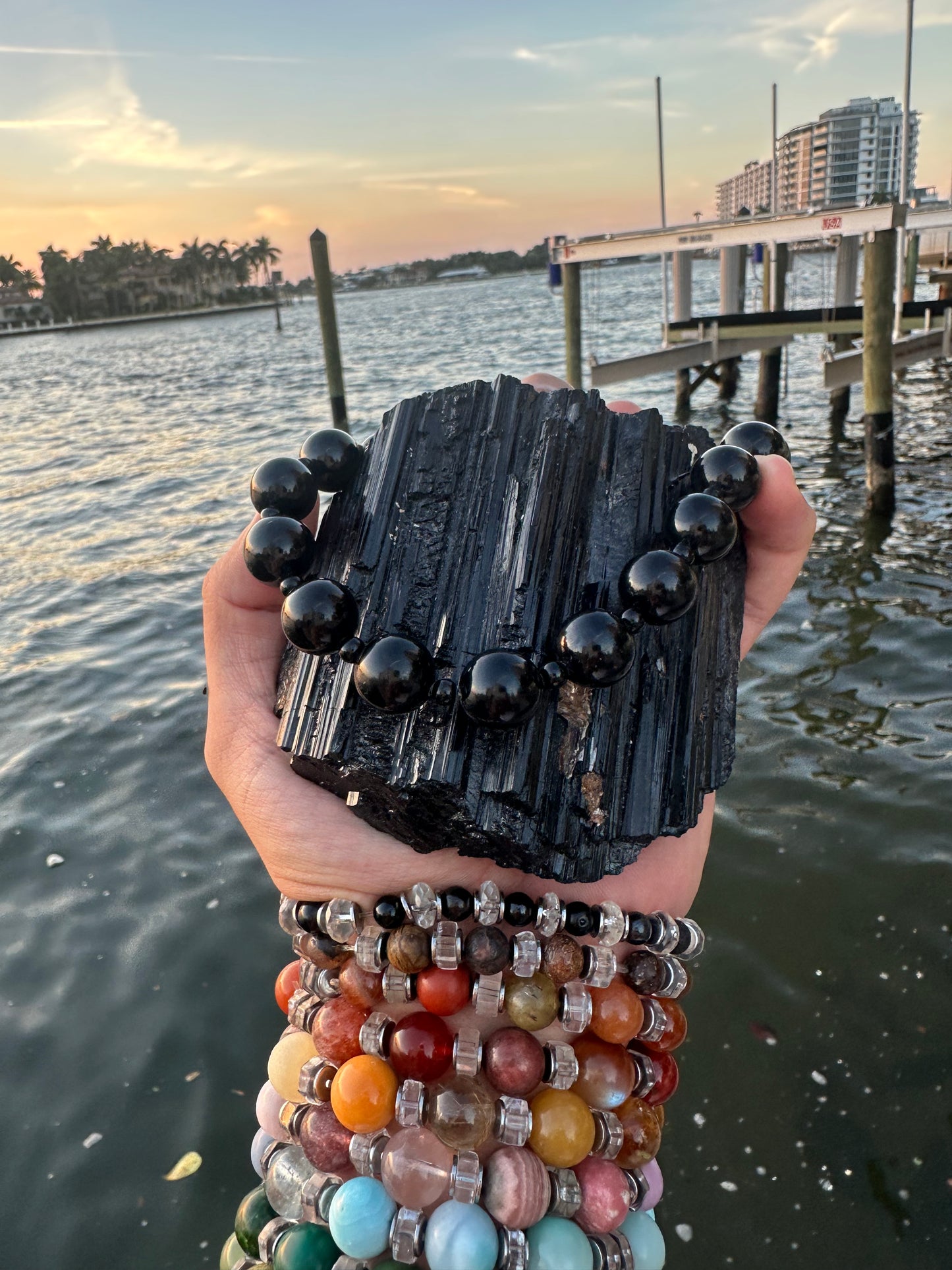 Black Tourmaline Protection Necklace - World's Best Quality & Made To Last (14MM)