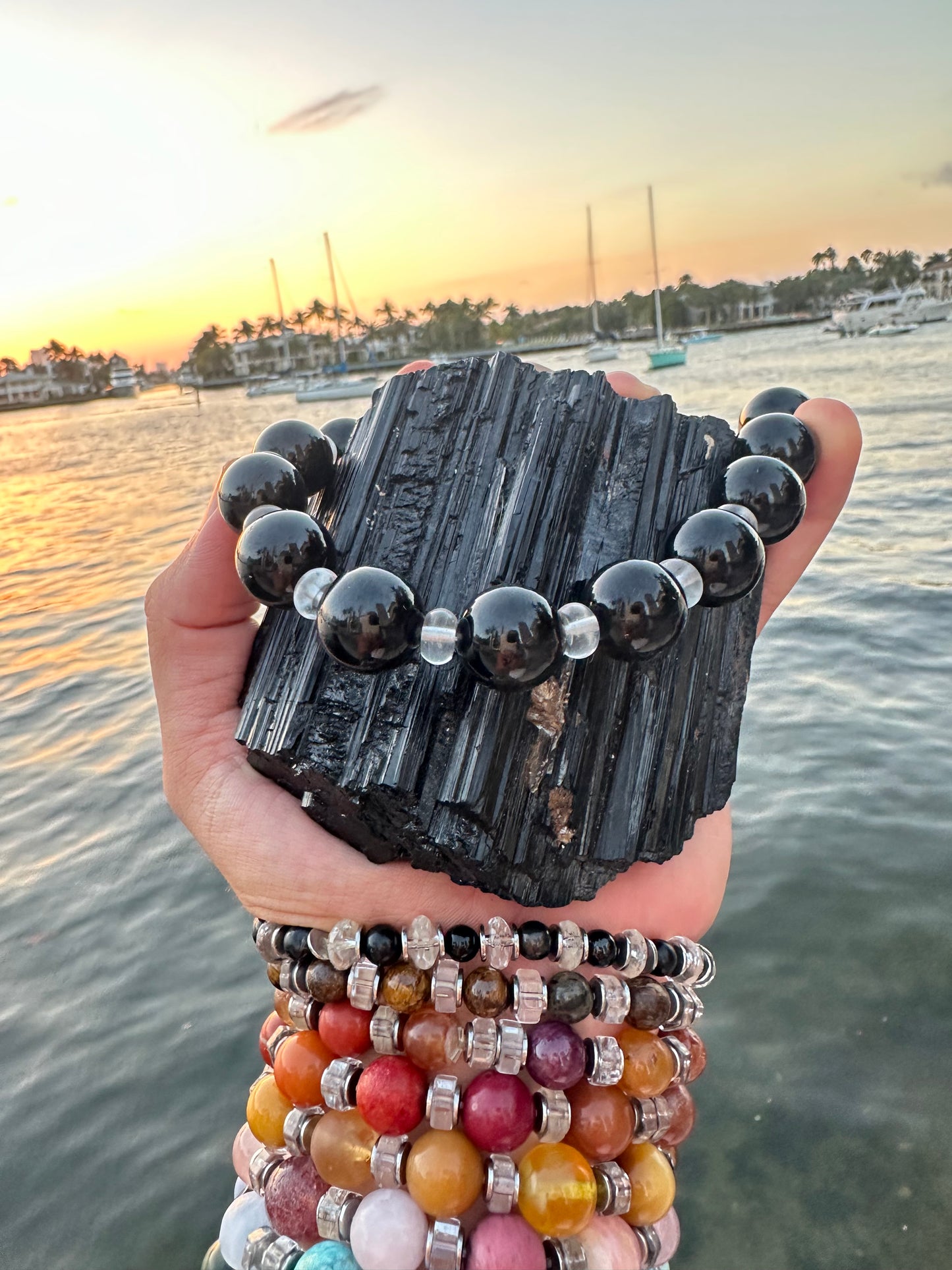 Black Tourmaline Protection Necklace - World's Best Quality & Made To Last (16MM)