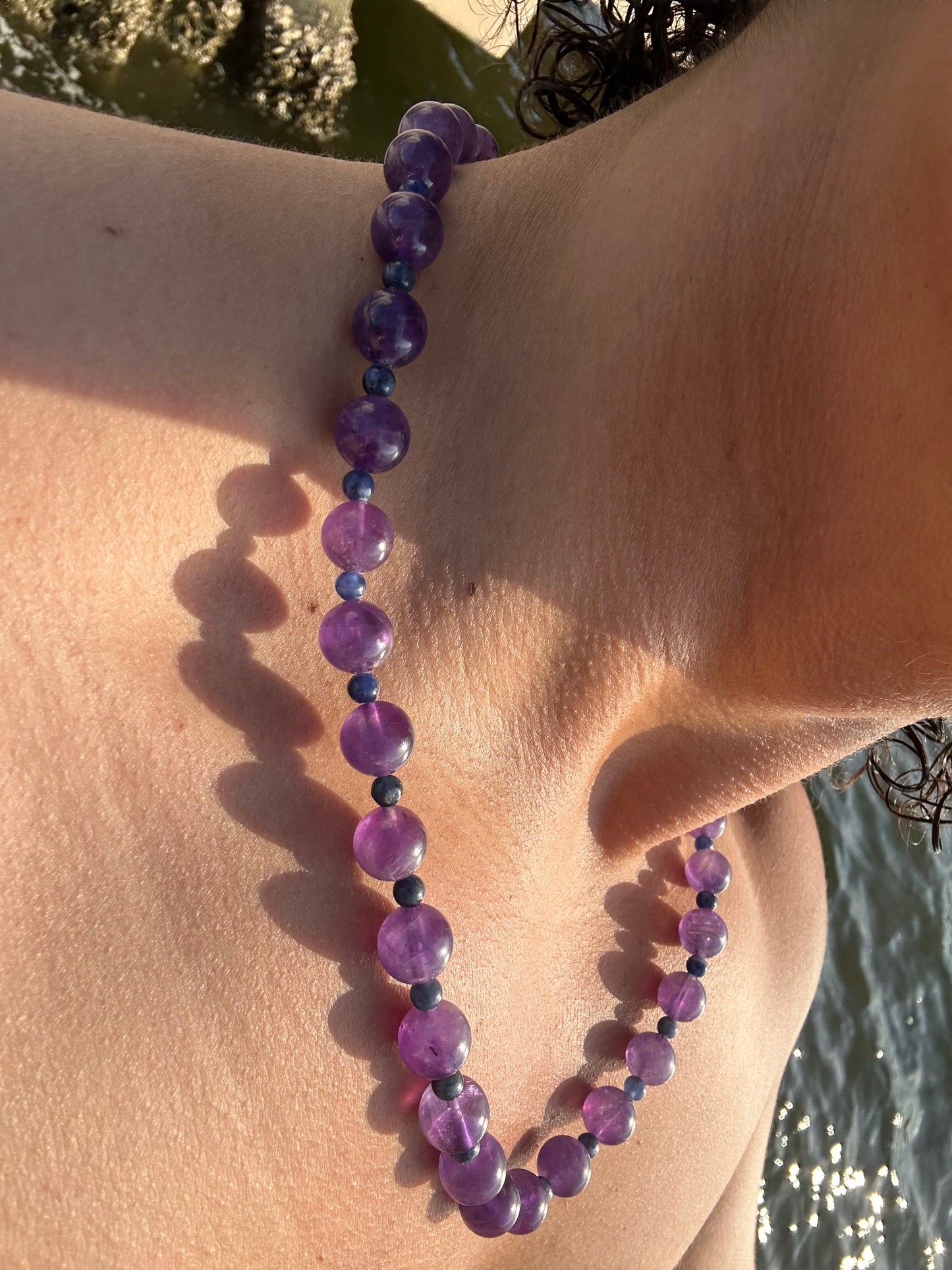 Luxury Amethyst-Sodalite Pure Gemstone Chain - World's Best Quality & Made To Last
