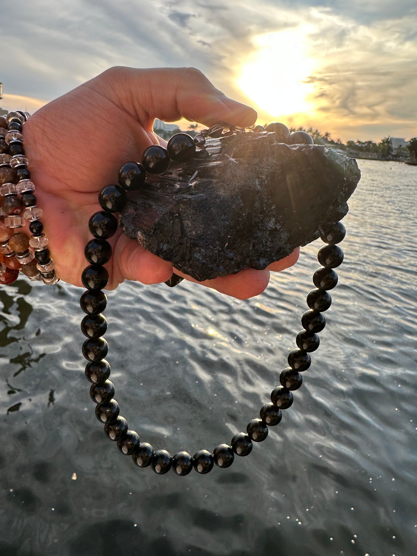Black Tourmaline Protection Necklace - World's Best Quality & Made To Last (12MM)