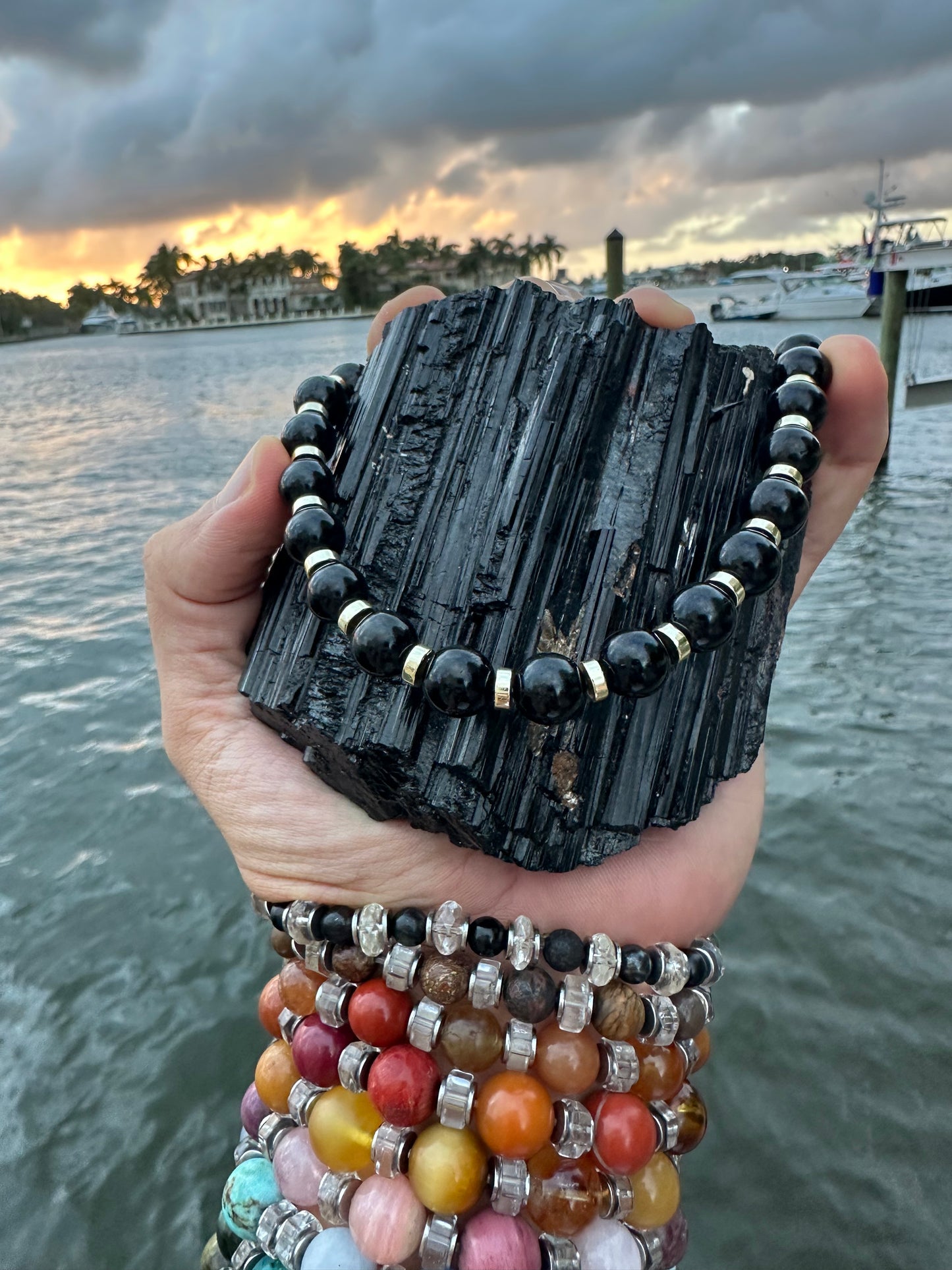 Black Tourmaline Protection Necklace - World's Best Quality & Made To Last (10MM)