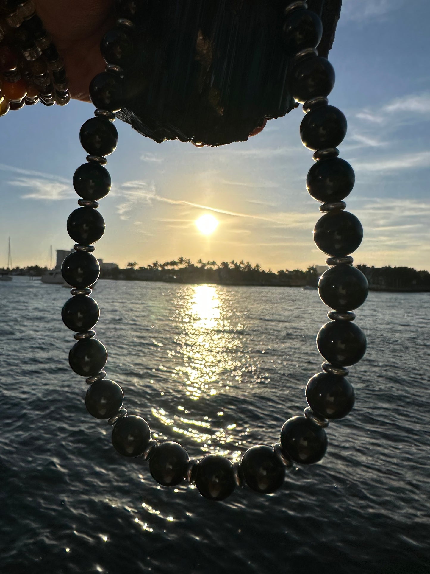 Black Tourmaline Protection Necklace - World's Best Quality & Made To Last (14MM)