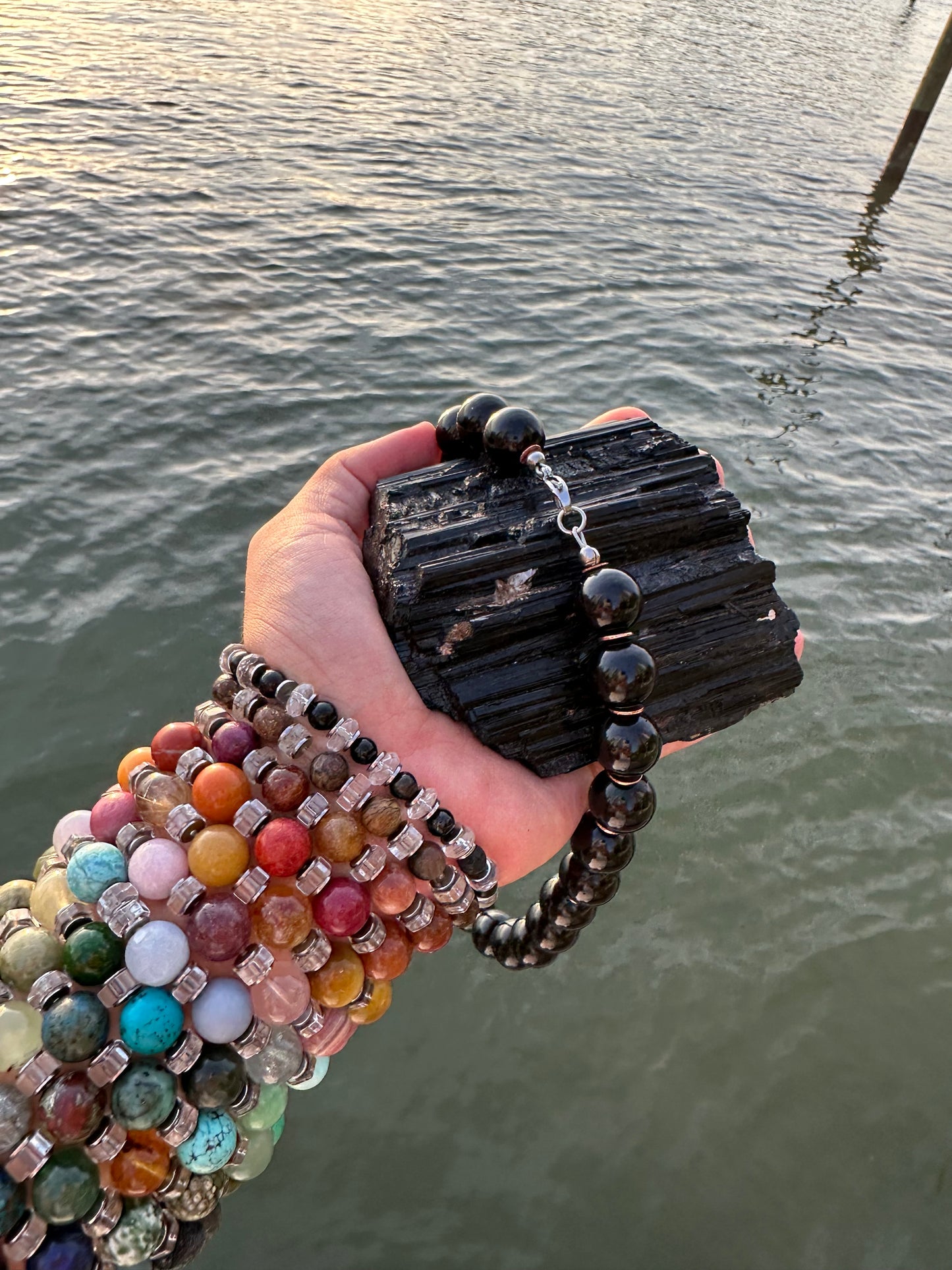 Black Tourmaline Protection Necklace - World's Best Quality & Made To Last (16MM)