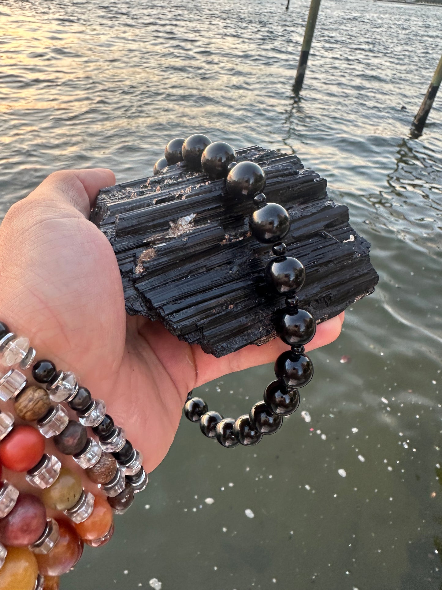 Black Tourmaline Protection Necklace - World's Best Quality & Made To Last (14MM)