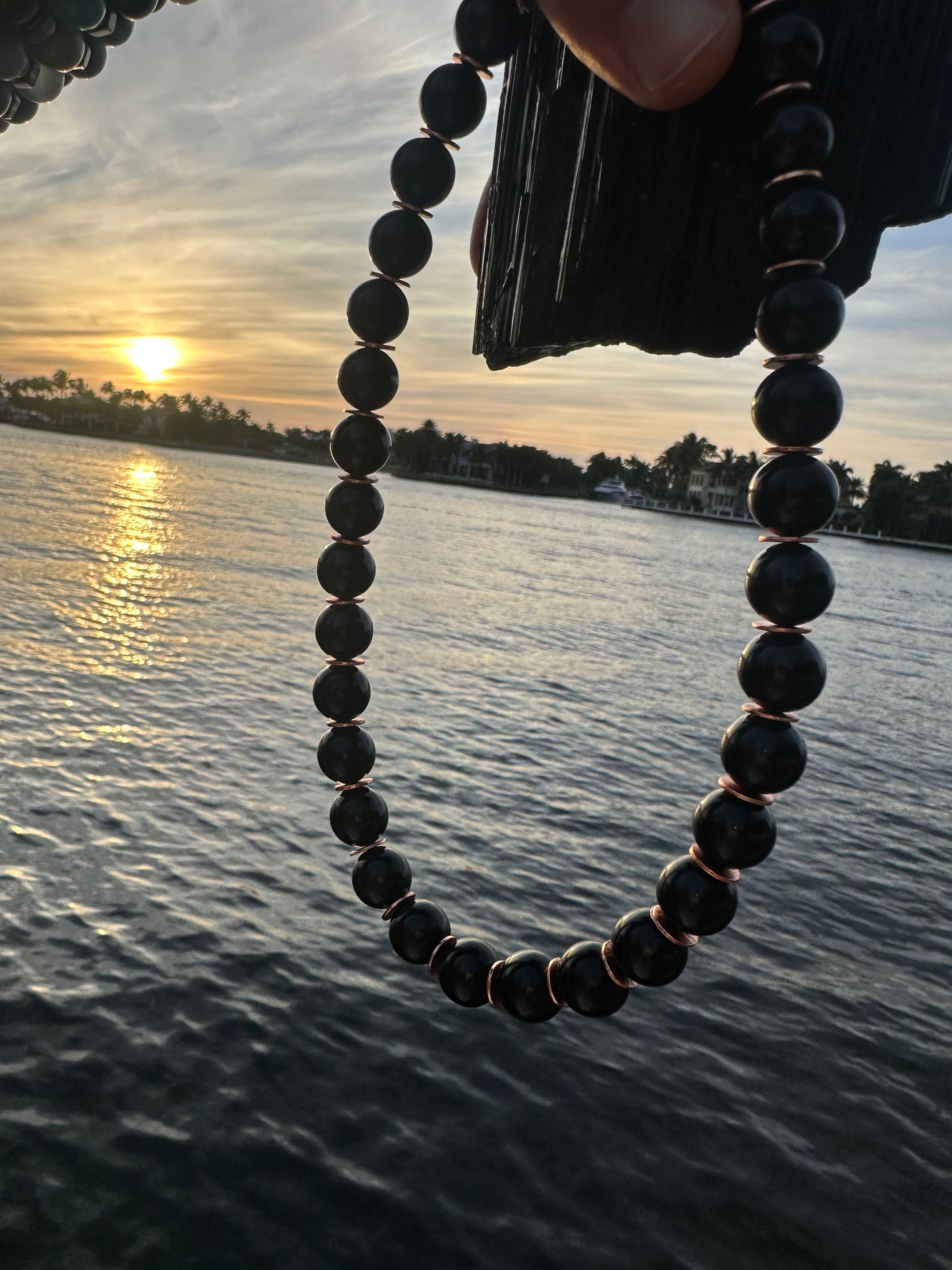 Black Tourmaline Protection Necklace - World's Best Quality & Made To Last (12MM)