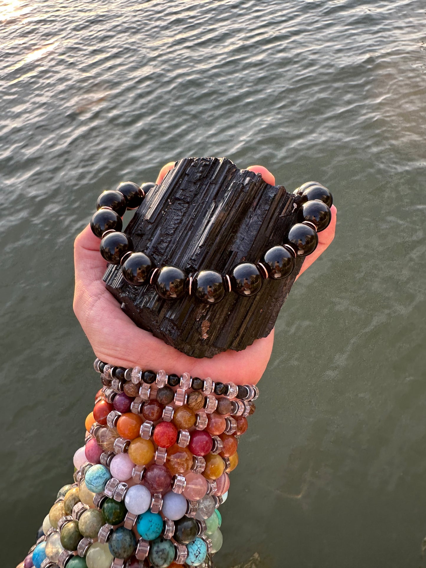 Black Tourmaline Protection Necklace - World's Best Quality & Made To Last (16MM)