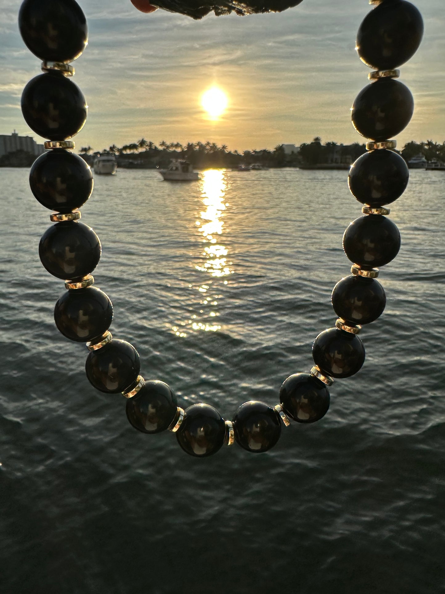 Black Tourmaline Protection Necklace - World's Best Quality & Made To Last (16MM)