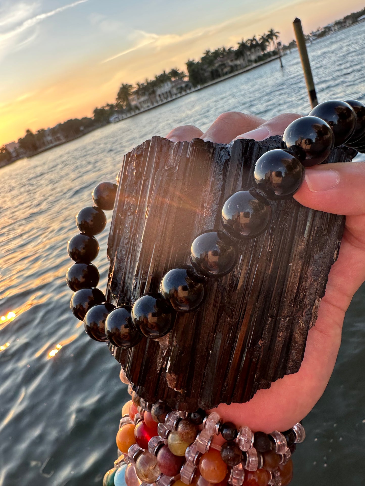 Black Tourmaline Protection Necklace - World's Best Quality & Made To Last (14MM)