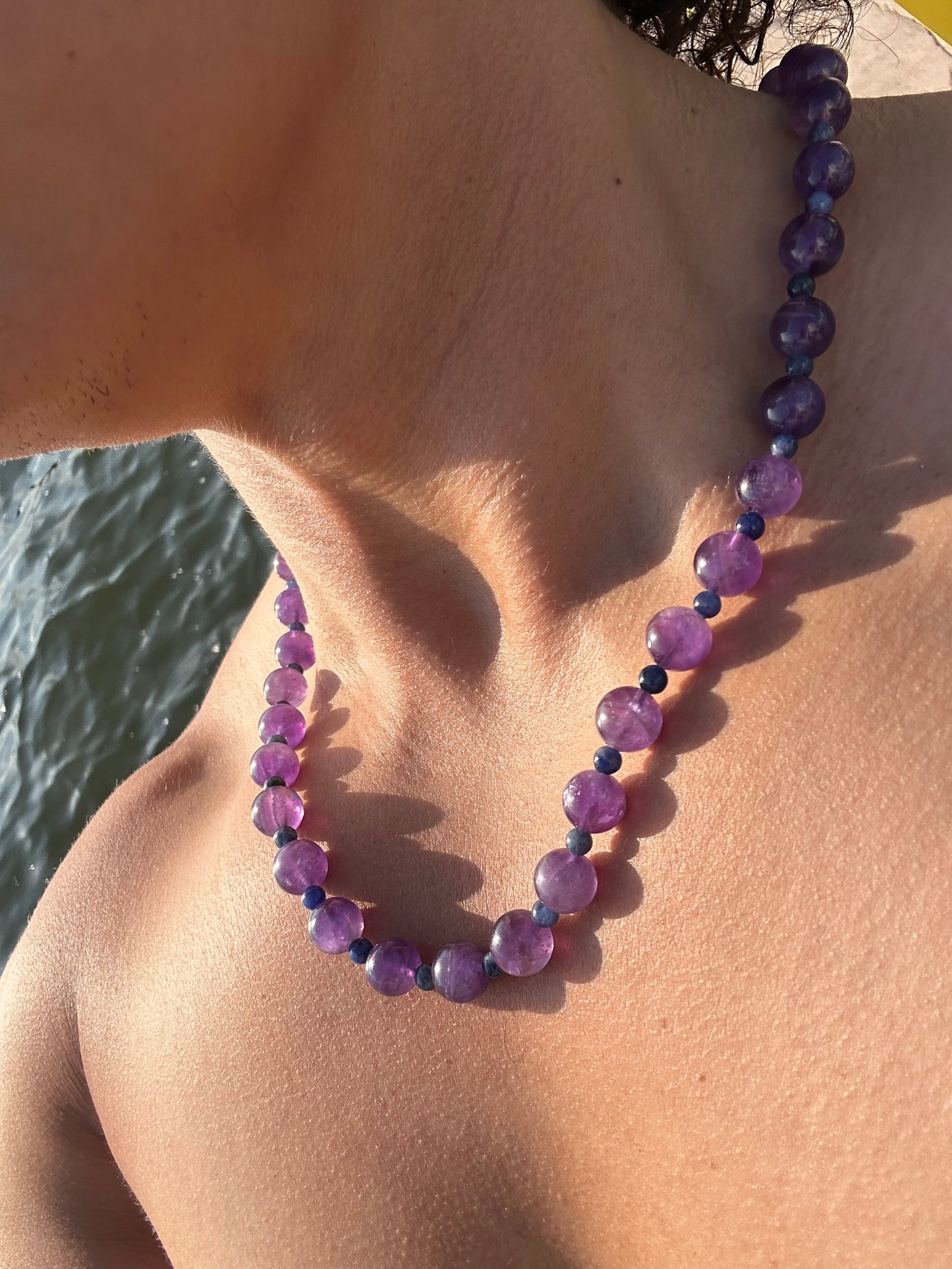 Luxury Amethyst-Sodalite Pure Gemstone Chain - World's Best Quality & Made To Last