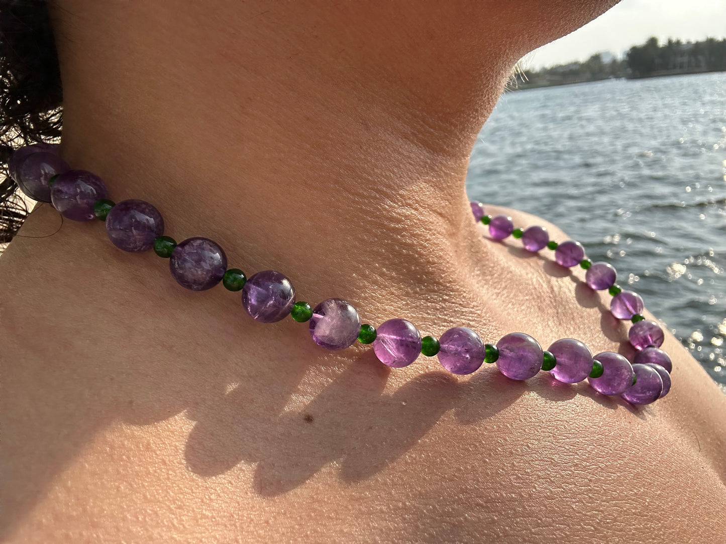 Luxury Amethyst-Jade Pure Gemstone Chain - World's Best Quality & Made To Last