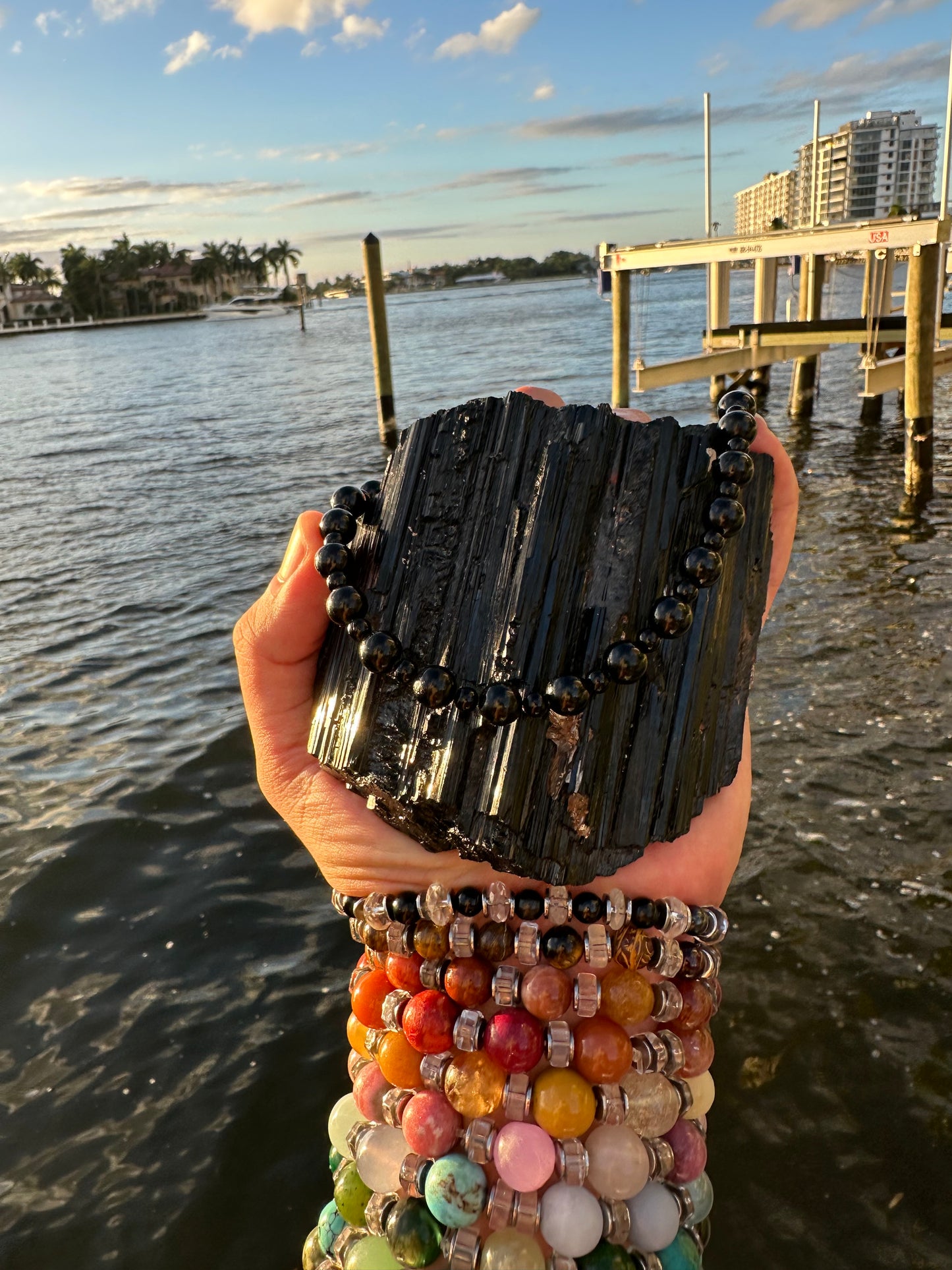 Black Tourmaline Protection Necklace - World's Best Quality & Made To Last (8MM)