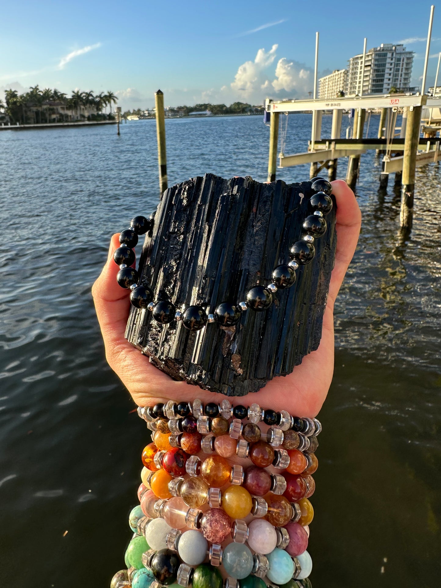 Black Tourmaline Protection Necklace - World's Best Quality & Made To Last (10MM)