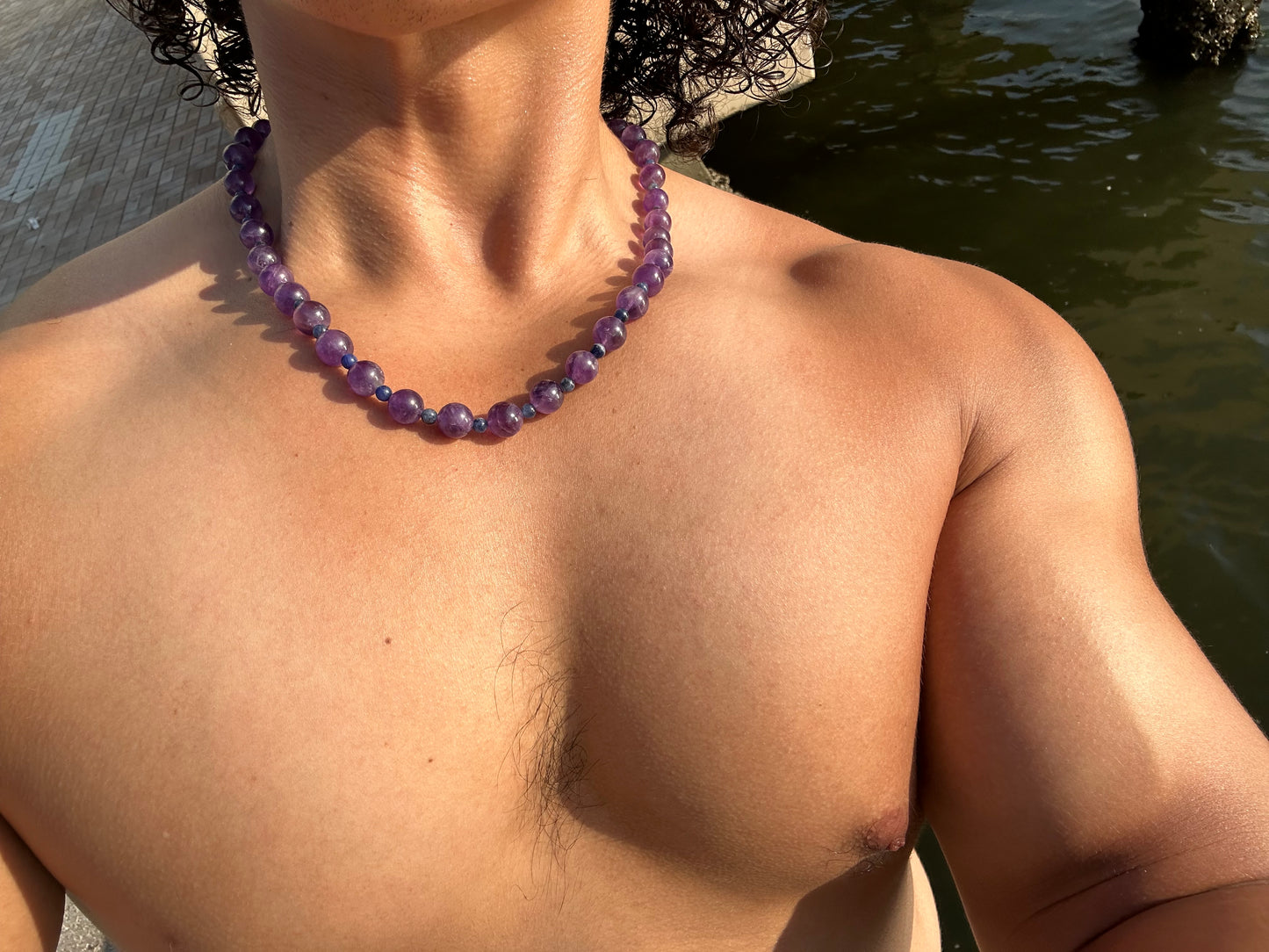 Luxury Amethyst-Sodalite Pure Gemstone Chain - World's Best Quality & Made To Last