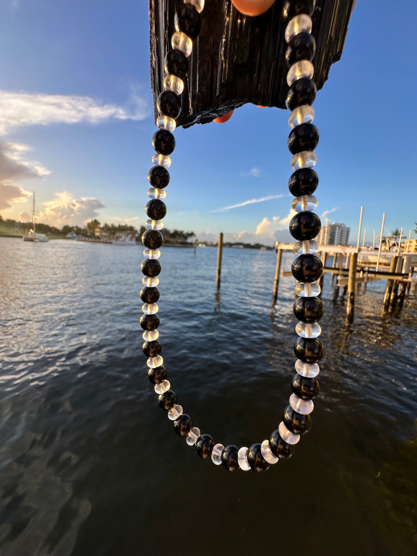 Black Tourmaline Protection Necklace - World's Best Quality & Made To Last (10MM)