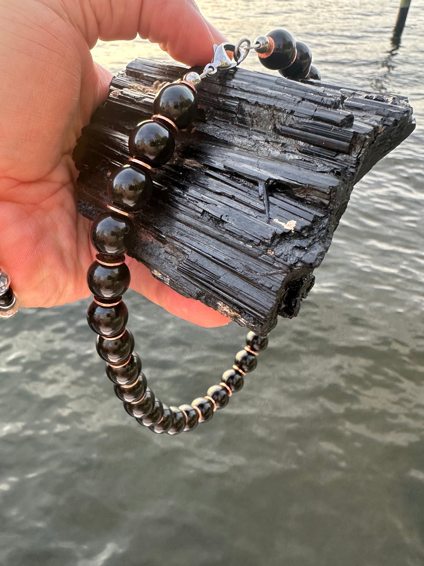 Black Tourmaline Protection Necklace - World's Best Quality & Made To Last (12MM)