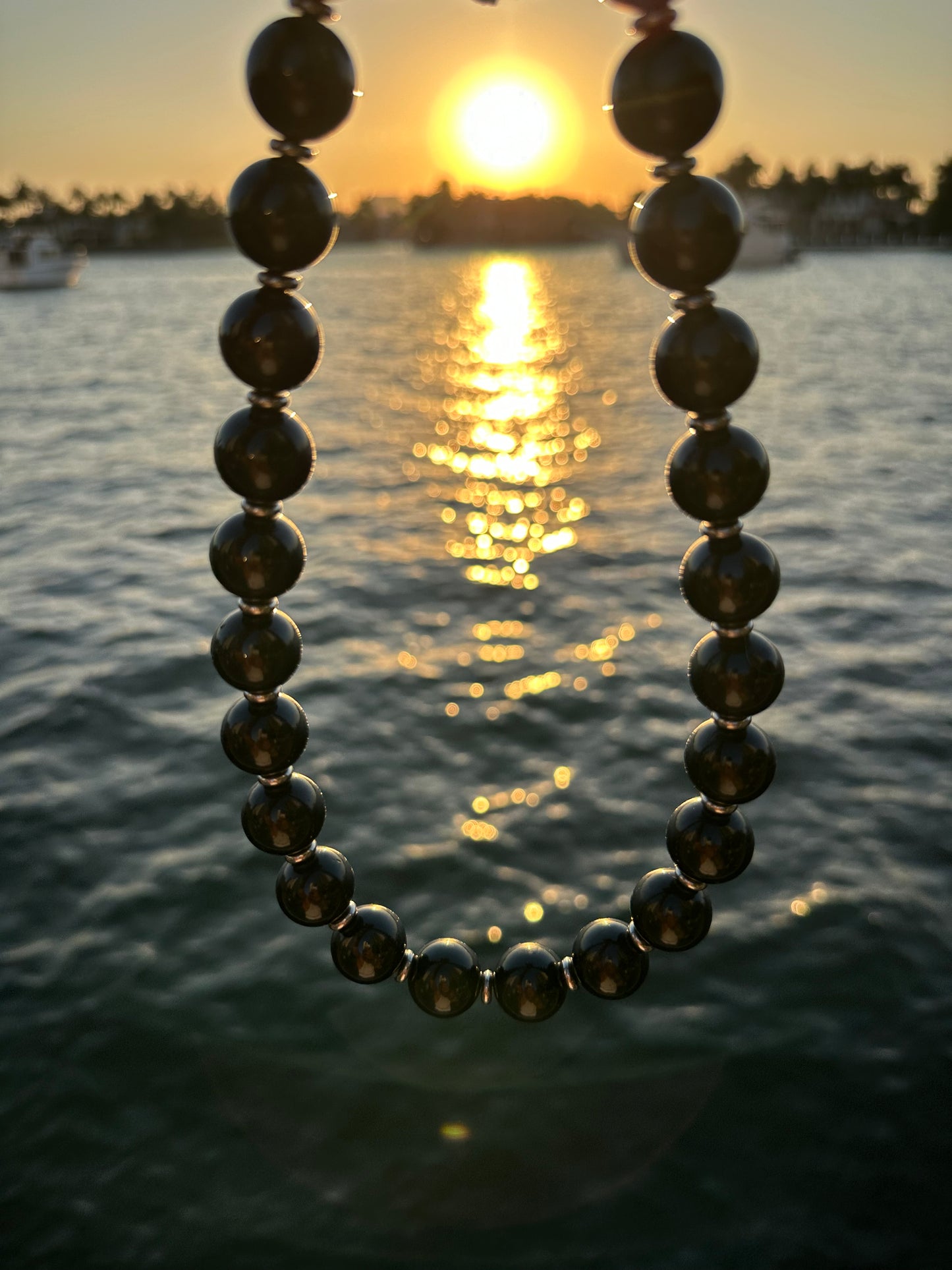 Black Tourmaline Protection Necklace - World's Best Quality & Made To Last (18MM)
