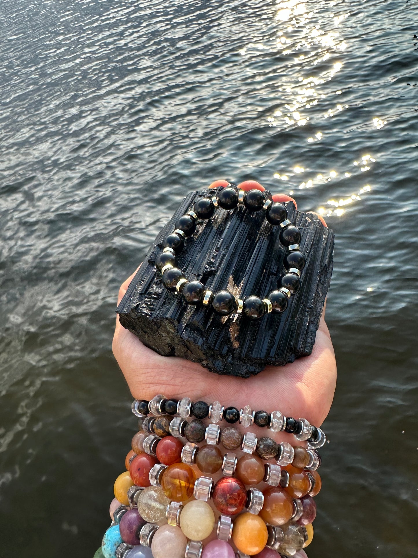 Black Tourmaline Hematite Protection Bracelet - World's Best Quality & Made To Last