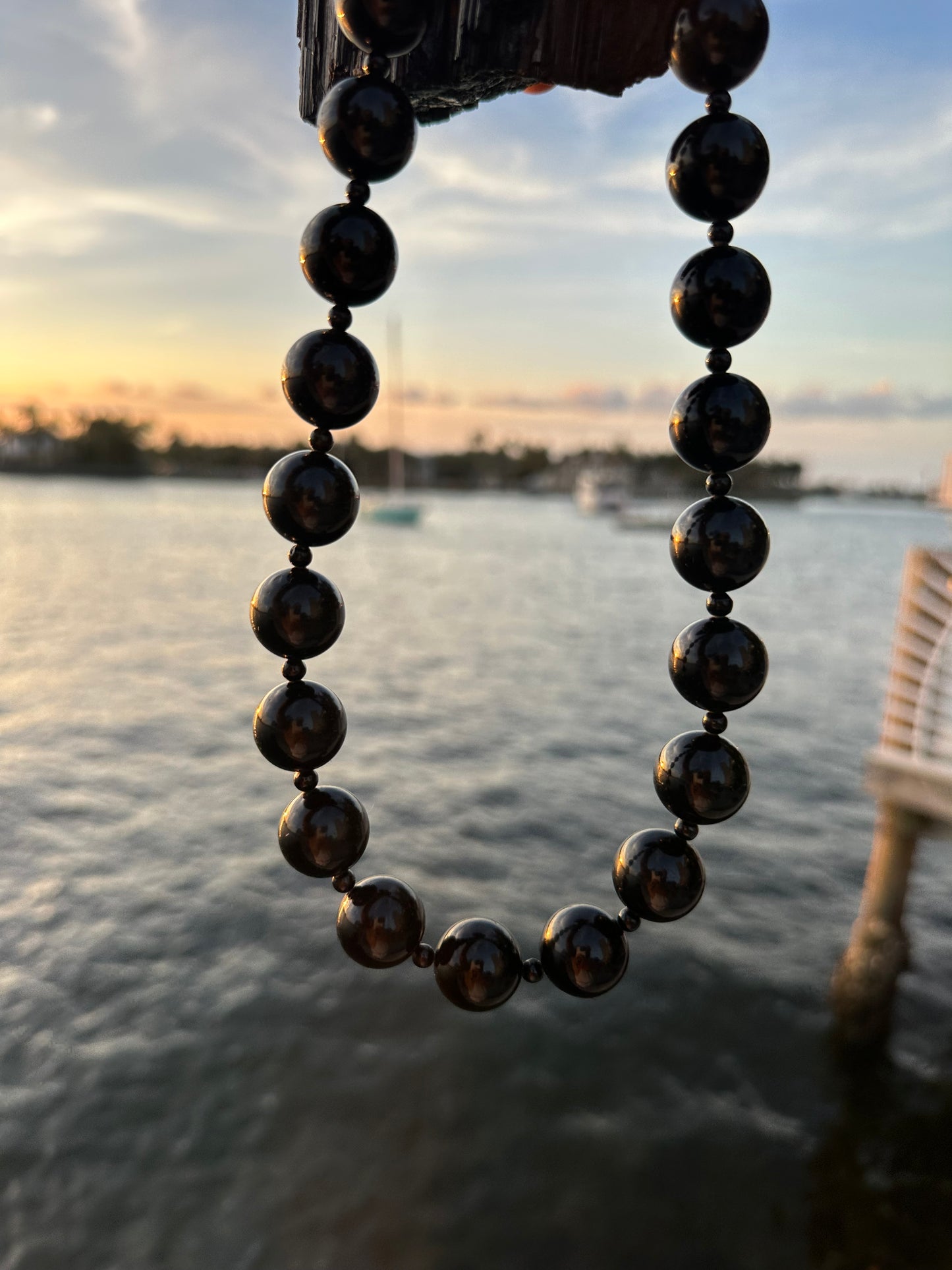 Black Tourmaline Protection Necklace - World's Best Quality & Made To Last (18MM)
