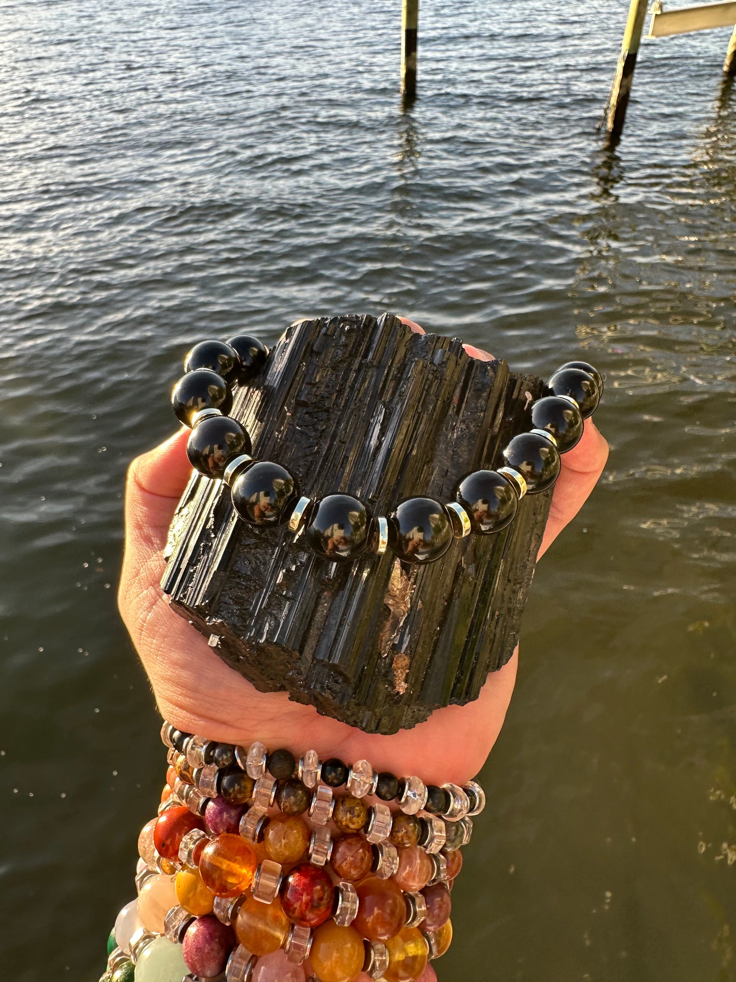 Black Tourmaline Protection Necklace - World's Best Quality & Made To Last (14MM)