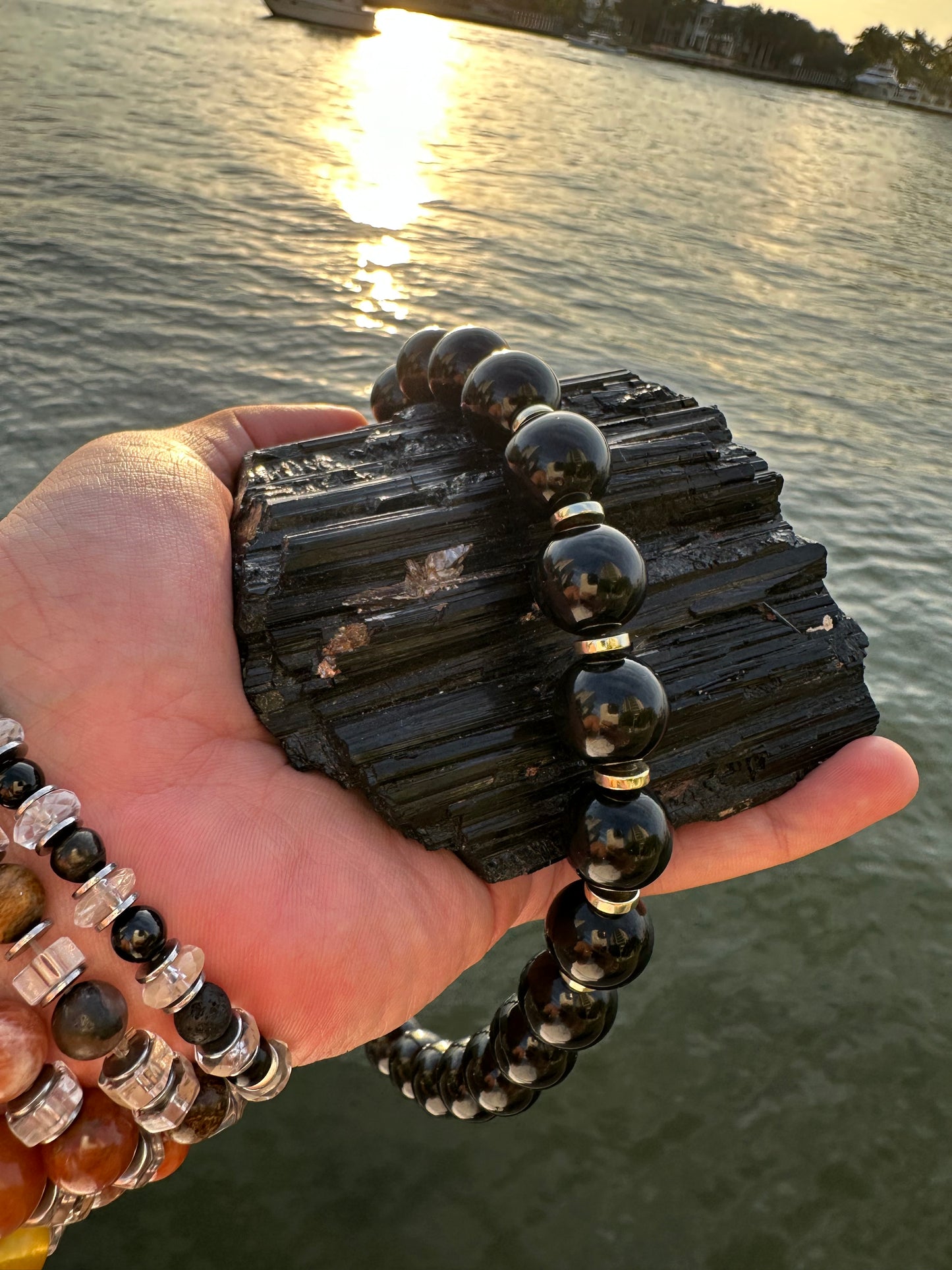 Black Tourmaline Protection Necklace - World's Best Quality & Made To Last (16MM)
