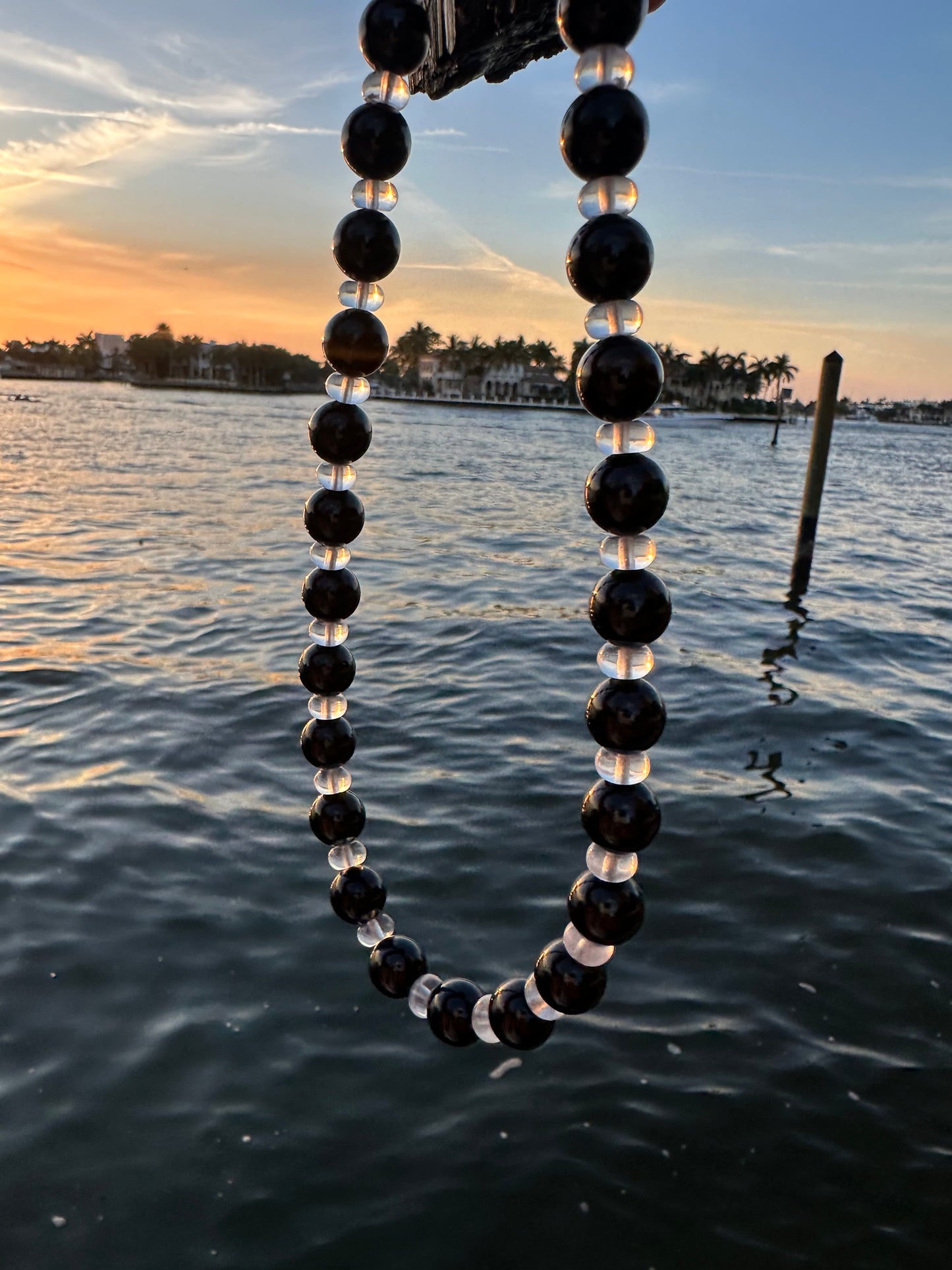 Black Tourmaline Protection Necklace - World's Best Quality & Made To Last (12MM)