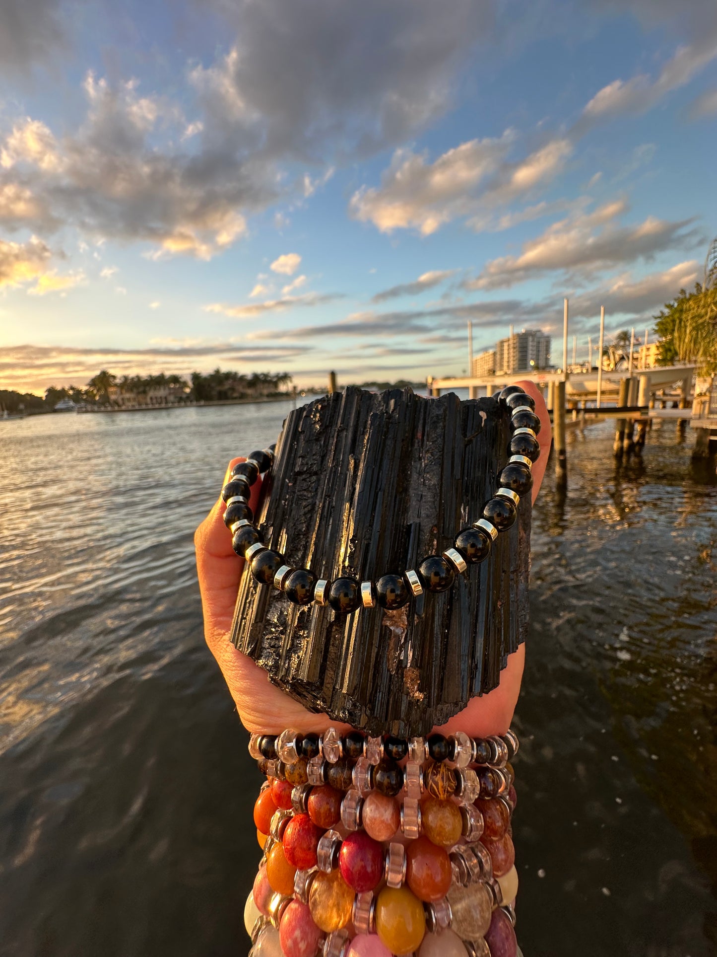 Black Tourmaline Protection Necklace - World's Best Quality & Made To Last (8MM)