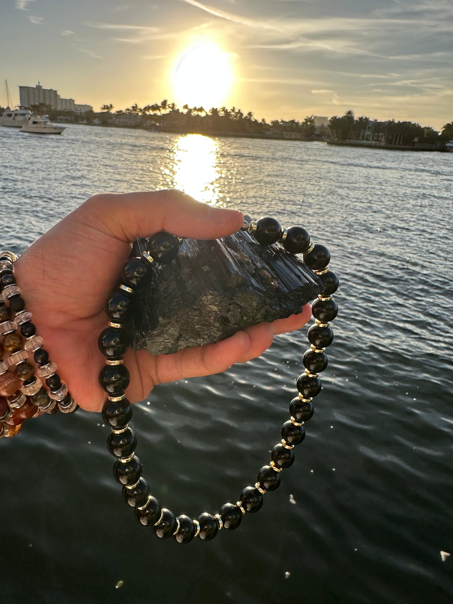 Black Tourmaline Protection Necklace - World's Best Quality & Made To Last (14MM)