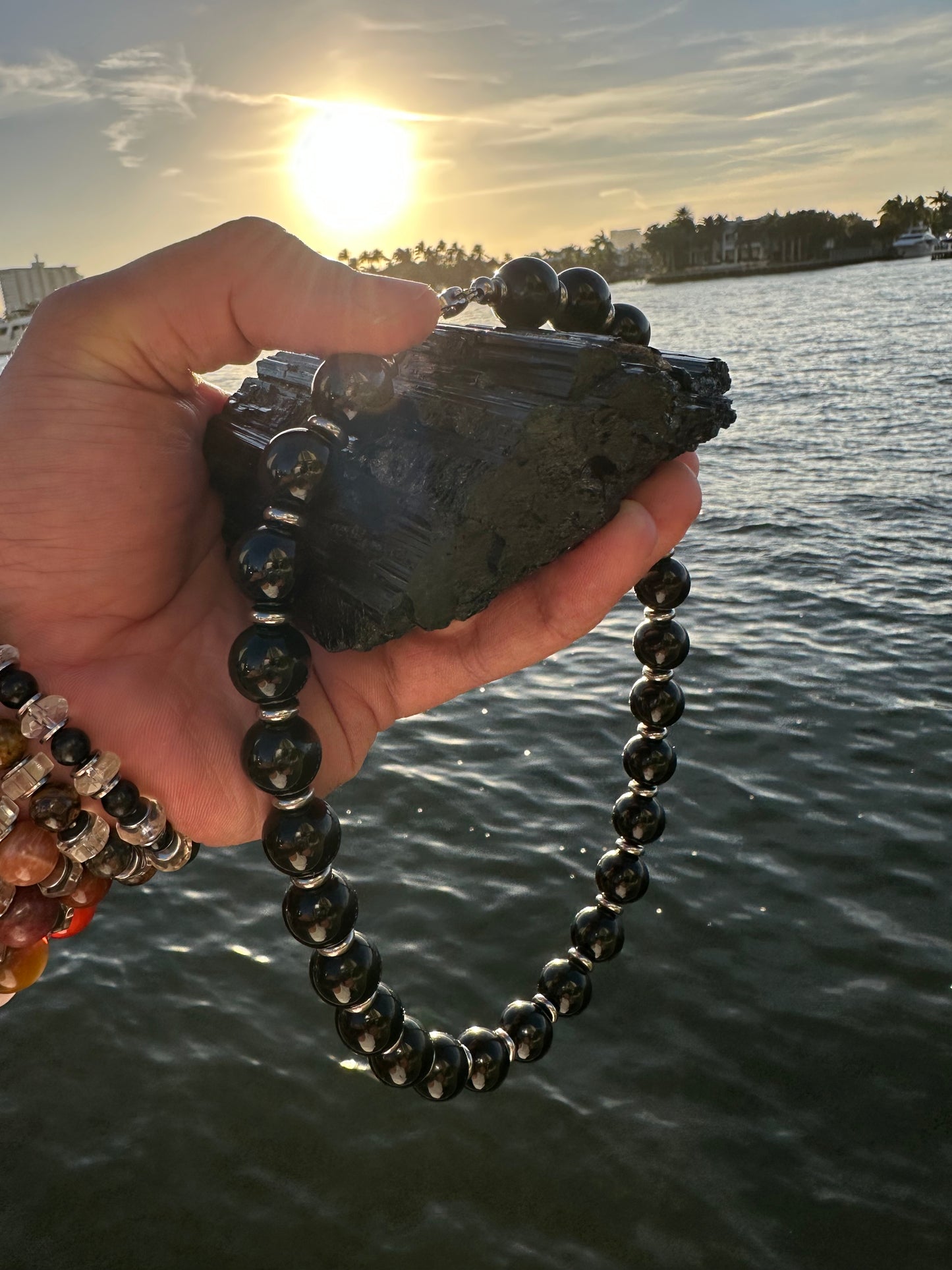 Black Tourmaline Protection Necklace - World's Best Quality & Made To Last (14MM)