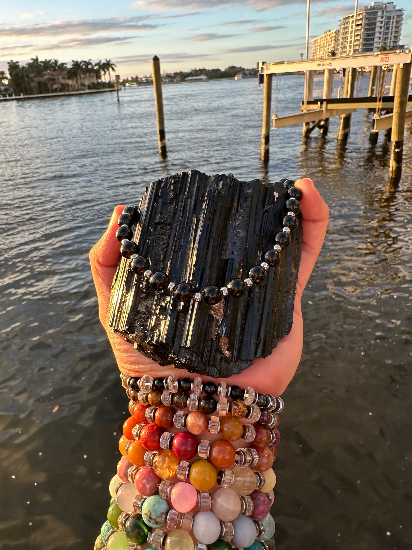 Black Tourmaline Protection Necklace - World's Best Quality & Made To Last (8MM)