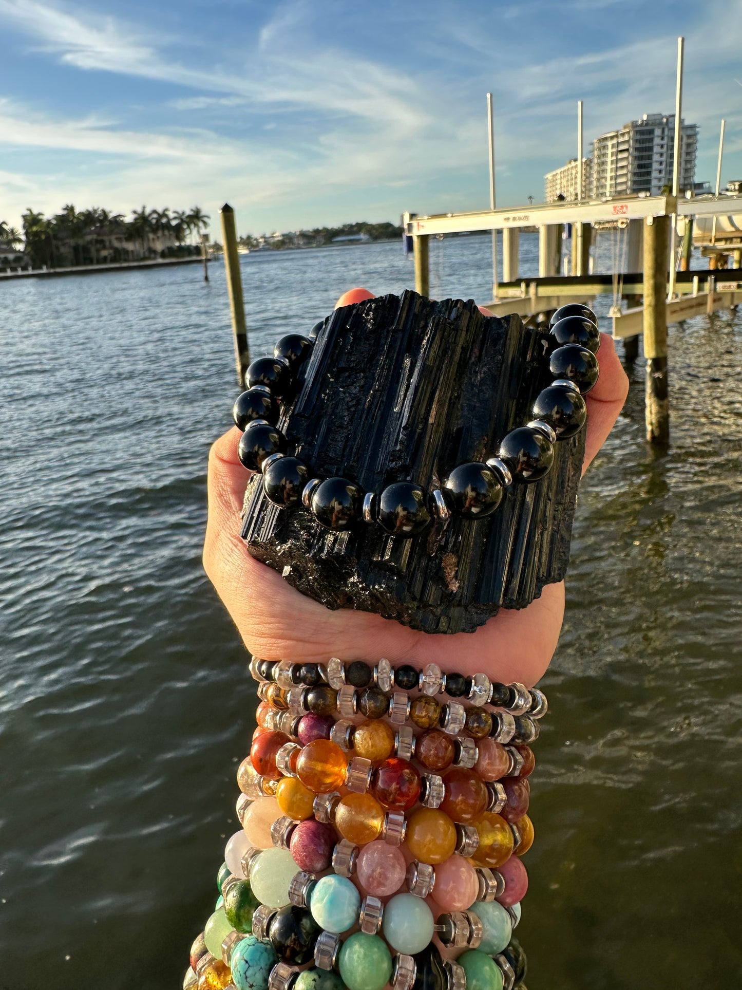 Black Tourmaline Protection Necklace - World's Best Quality & Made To Last (14MM)