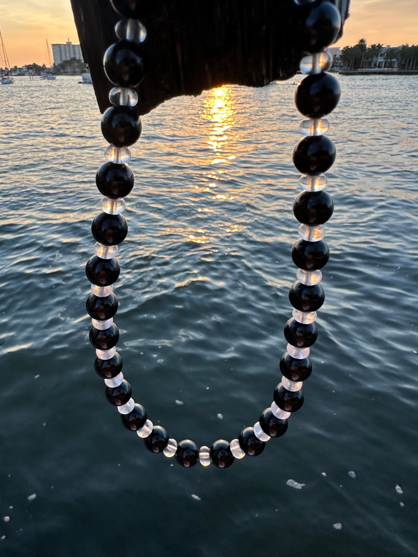 Black Tourmaline Protection Necklace - World's Best Quality & Made To Last (12MM)