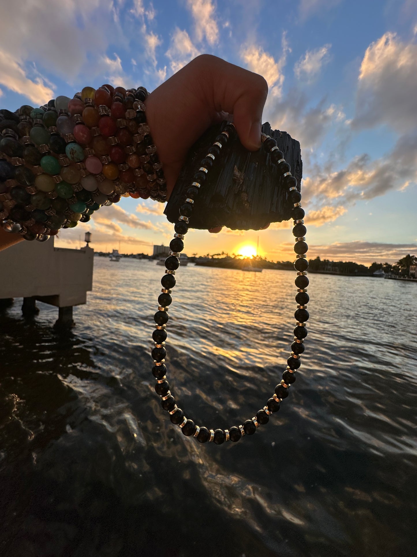 Black Tourmaline Protection Necklace - World's Best Quality & Made To Last (8MM)