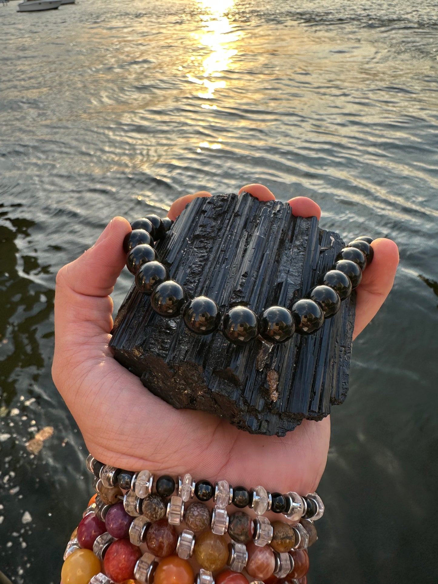 Black Tourmaline Protection Necklace - World's Best Quality & Made To Last (12MM)