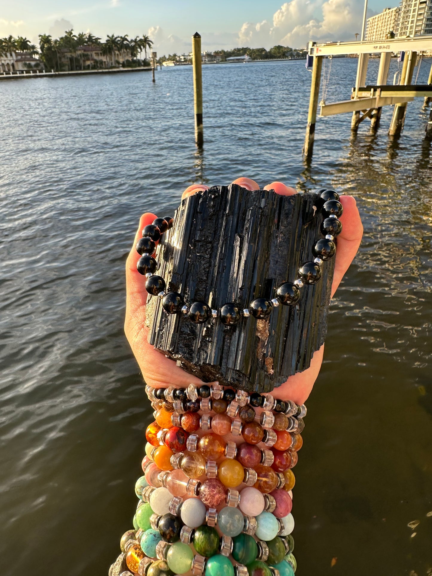 Black Tourmaline Protection Necklace - World's Best Quality & Made To Last (10MM)