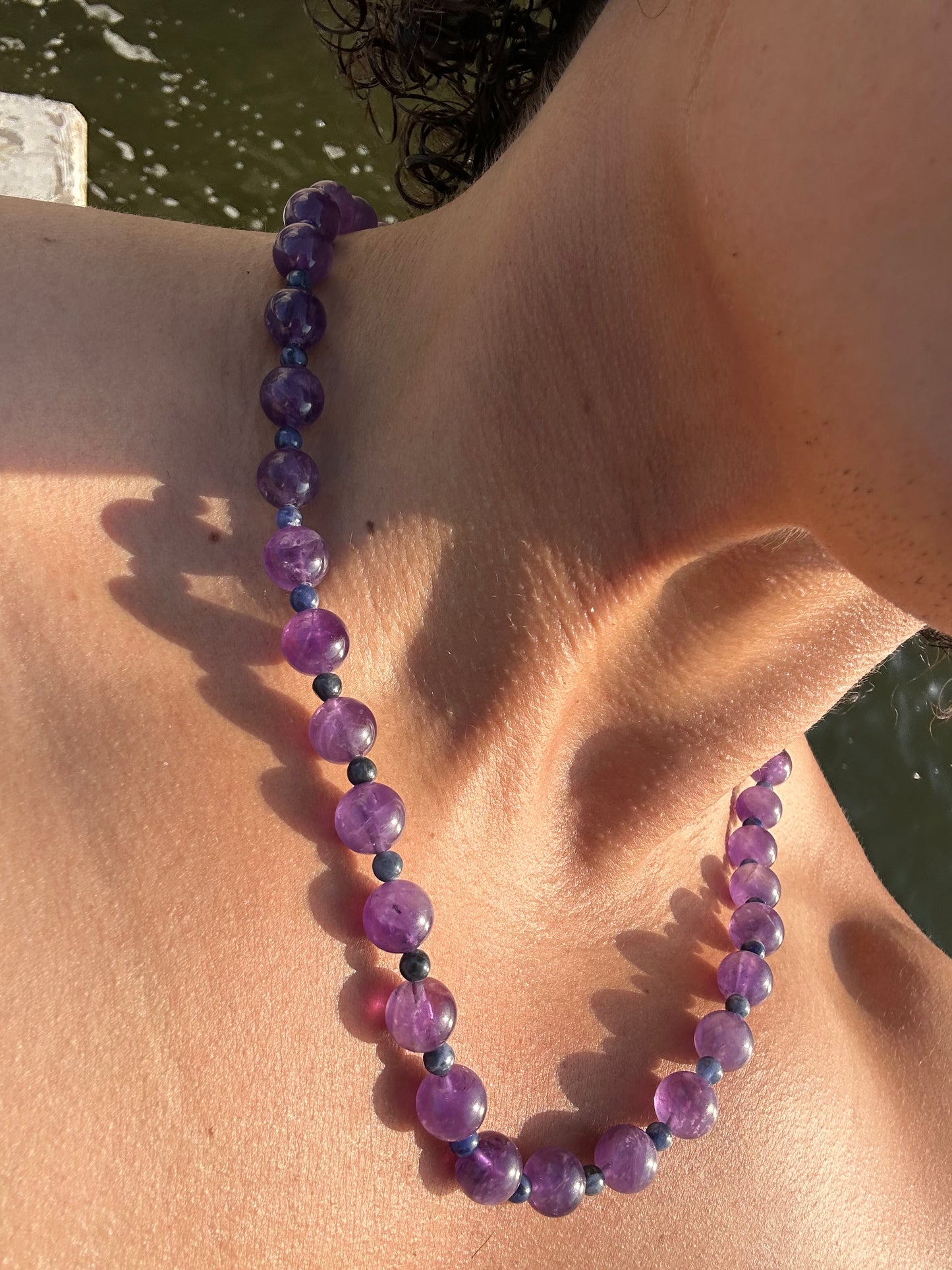 Luxury Amethyst-Sodalite Pure Gemstone Chain - World's Best Quality & Made To Last