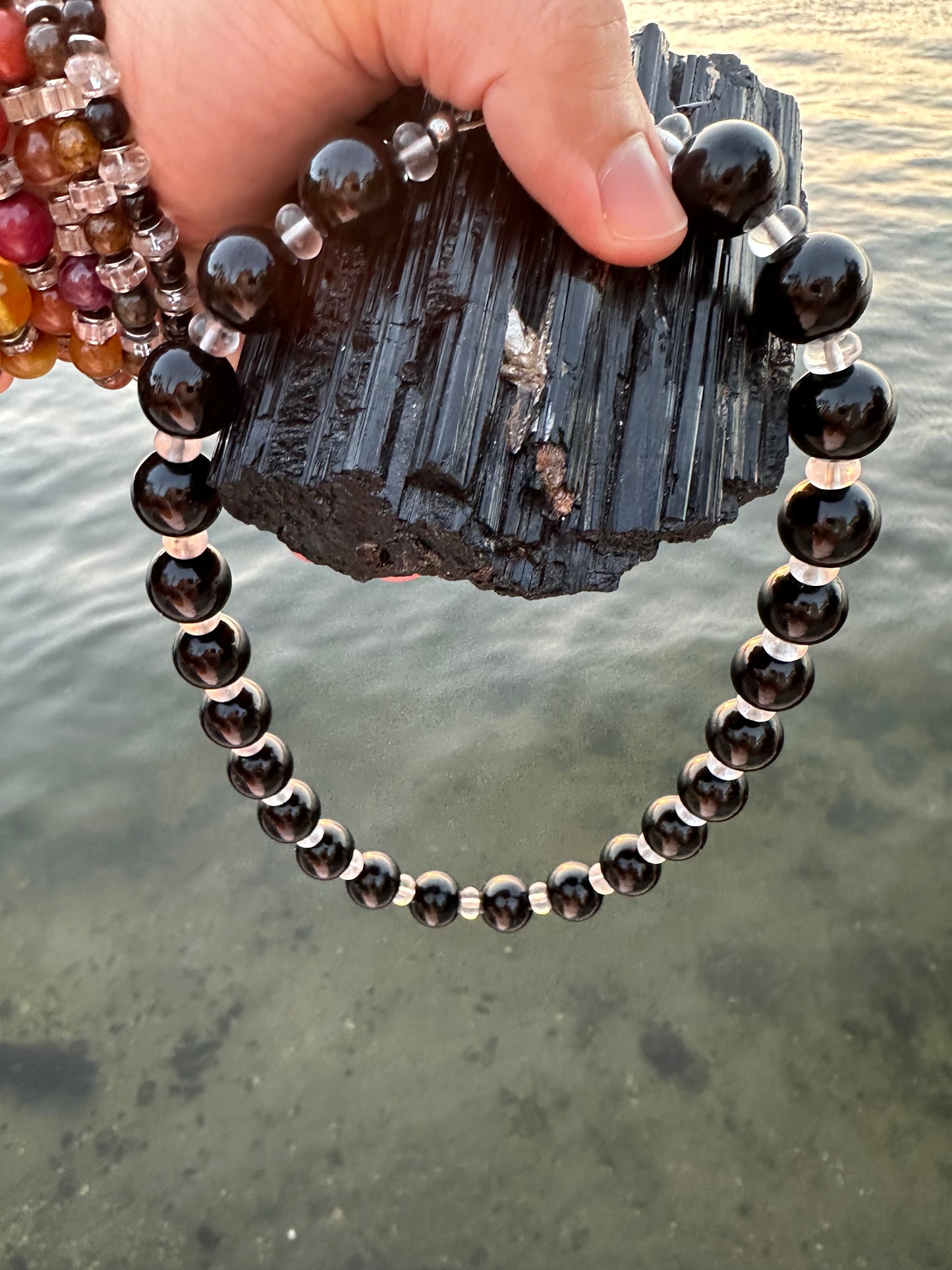 Black Tourmaline Protection Necklace - World's Best Quality & Made To Last (16MM)