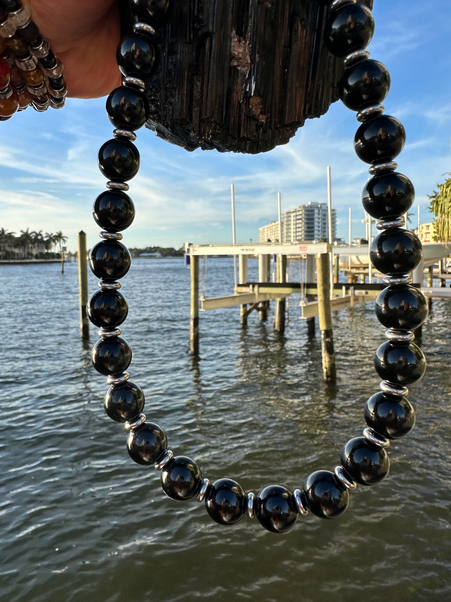 Black Tourmaline Protection Necklace - World's Best Quality & Made To Last (14MM)