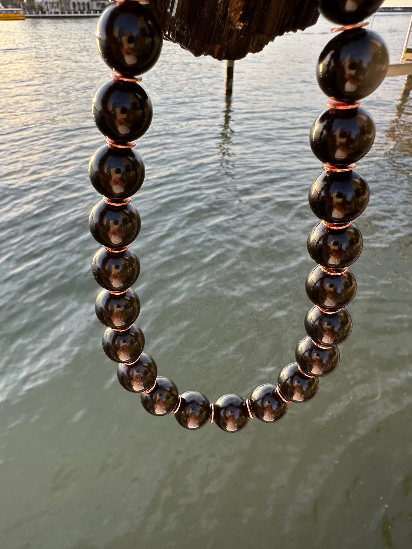 Black Tourmaline Protection Necklace - World's Best Quality & Made To Last (16MM)
